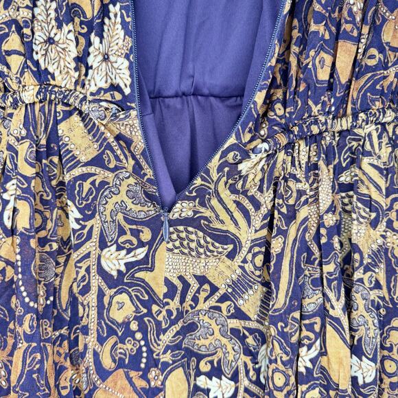 Ulla Johnson Wilhemina Printed Long Sleeve Mini Dress Small - Picture 10 of 13